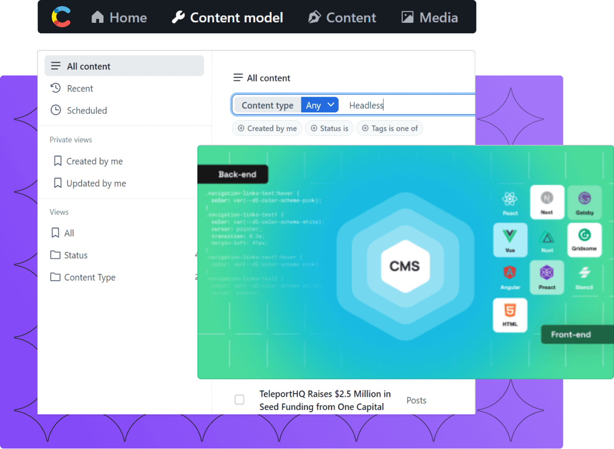 Contentful CMS illustration